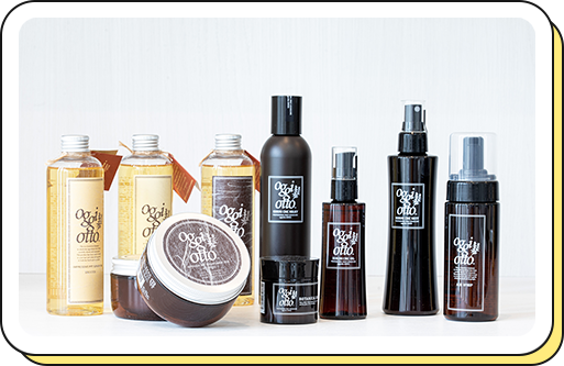 lit hairで使用する、こだわりのトリートメント剤の写真